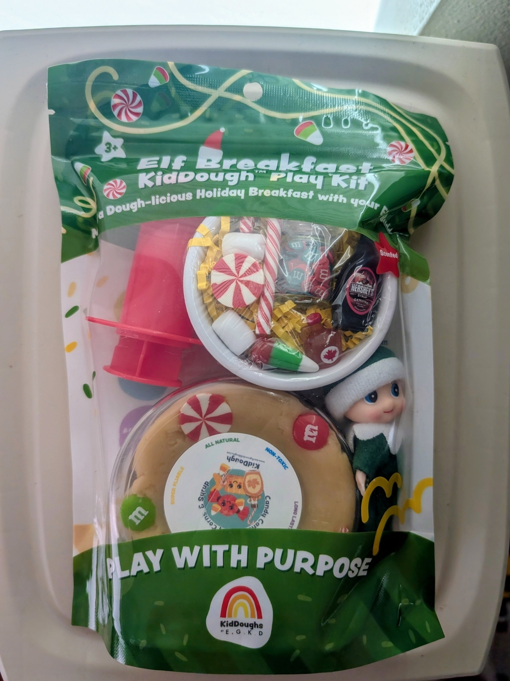 NIP Earth Grown KidDoughs "Elf Breakfast" Sensory Play Kit